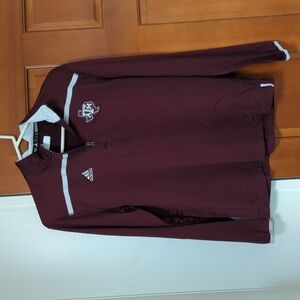 Texas A&M Adidas quarter zip